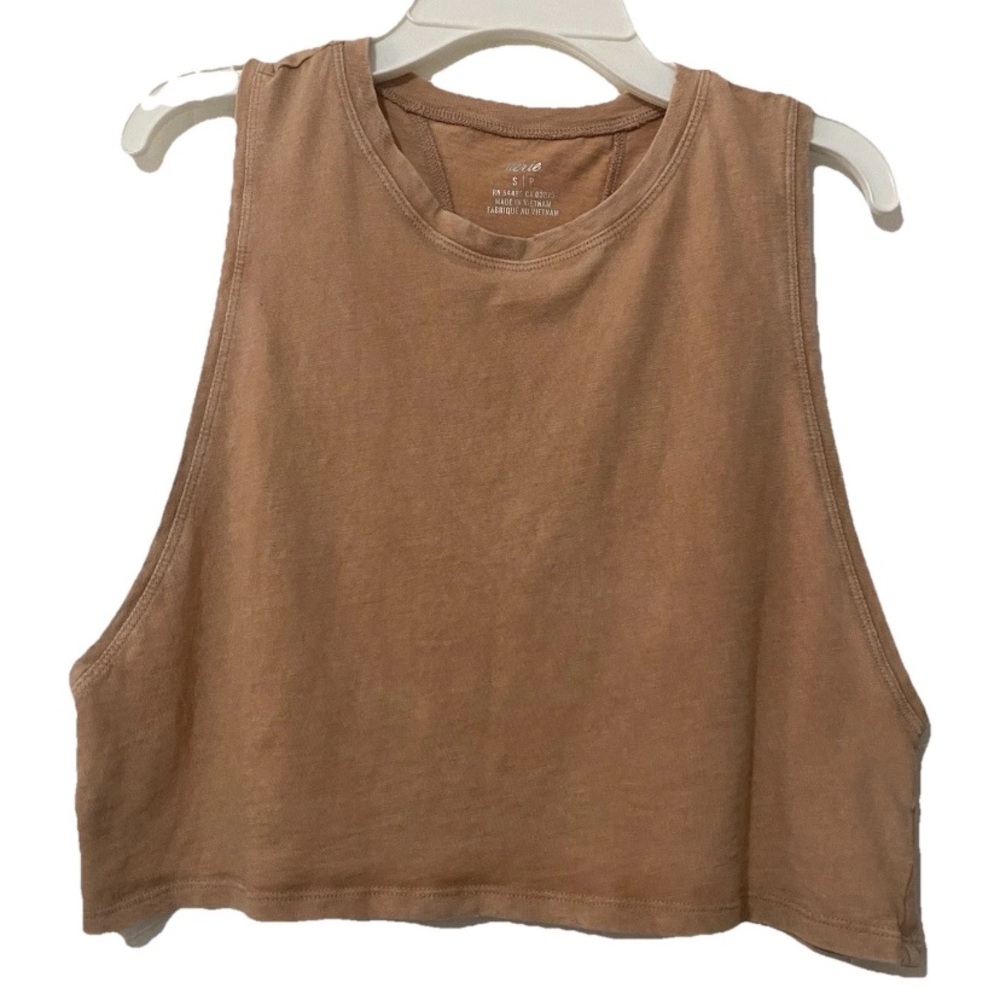 Aerie Size Small Orange Crop Sleeveless Women Tank Top Excellent Condition